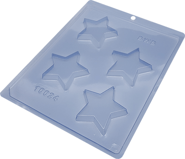 Forma De Chocolate - Forma Acetato Simples - Estrela Grande - BWB10024